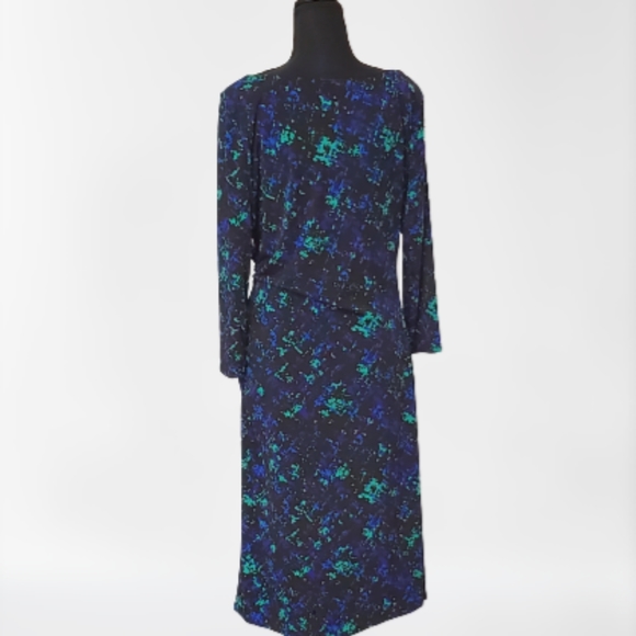 JONES STUDIO SPRING READY BODY-HUGGING MIDI DRESS WITH 3/4 SLEEVES ( SIZE 12) - Picture 5 of 5